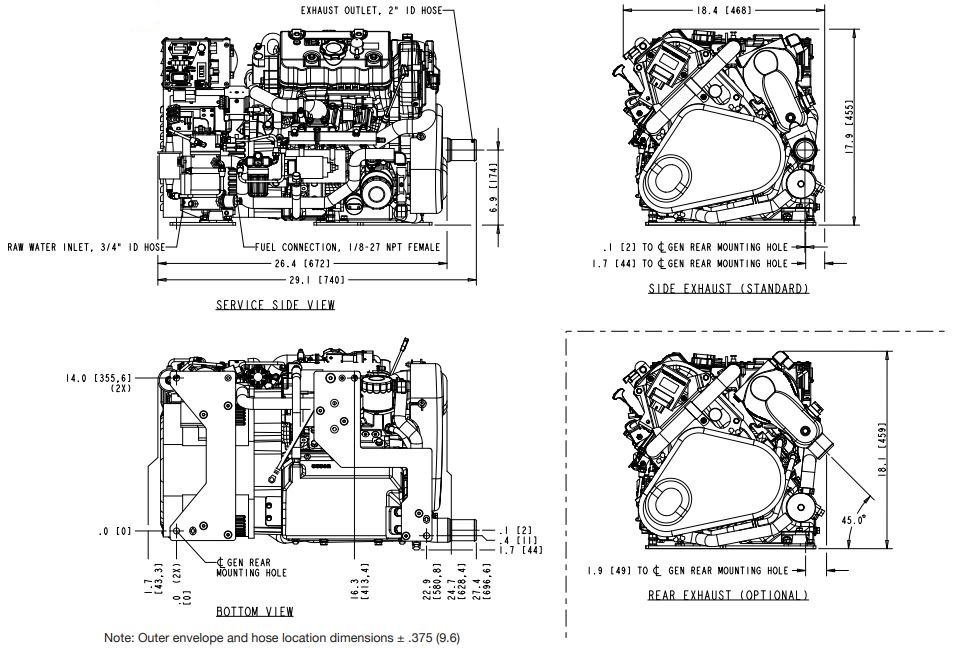 Westerbeke 5.0 MCGB-614 614