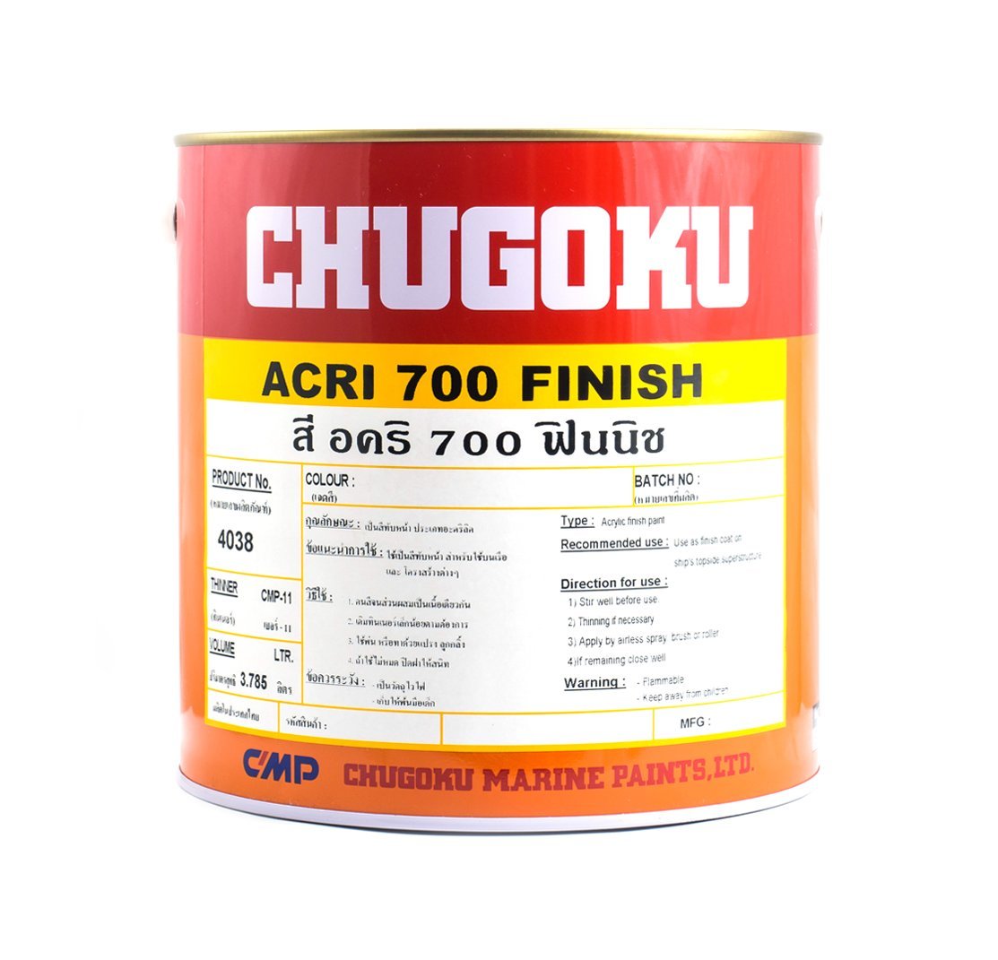 Chugoku Marine Paints Acrylic Topcoat