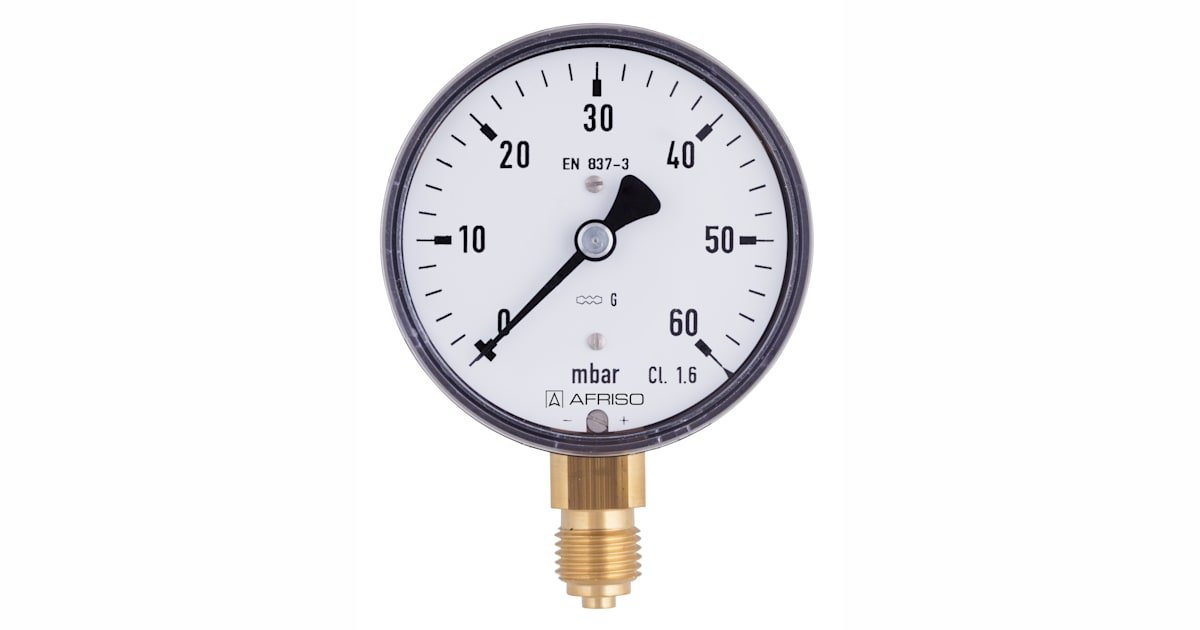 AFRISO Standard capsule pressure gauges KP63 | 35004311