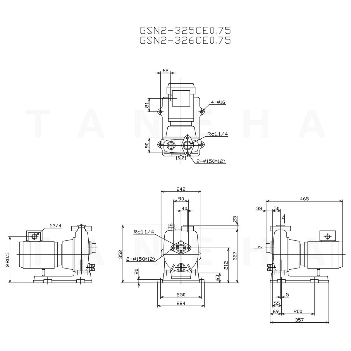 Kawamoto GSN2-326CE0.75