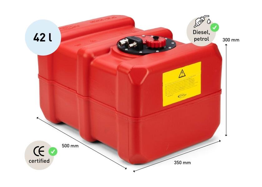 MASTPOL Osprzet Jachtowy S.C. Fuel tank DB42 V 1200L