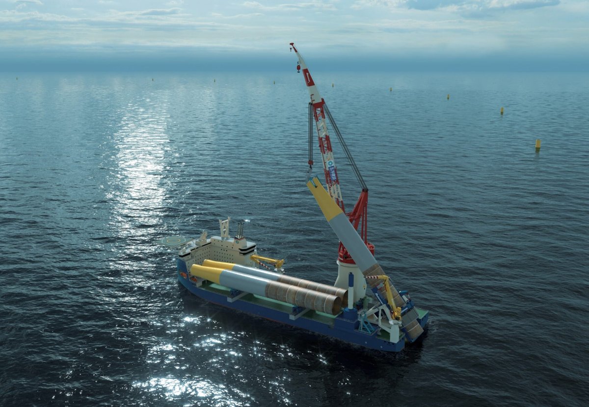 Huisman Equipment Pedestal Mounted Offshore Crane (PMOC) 160mt