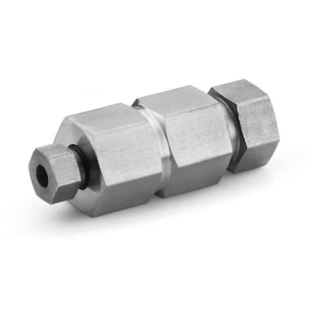 Swagelok 316 Stainless Steel Swagelok Medium Pressure Tube Fitting, Union, 1/2 in. Tube OD