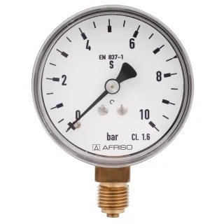 AFRISO Bourdon tube pressure gauge RF50GT | 85056311GT