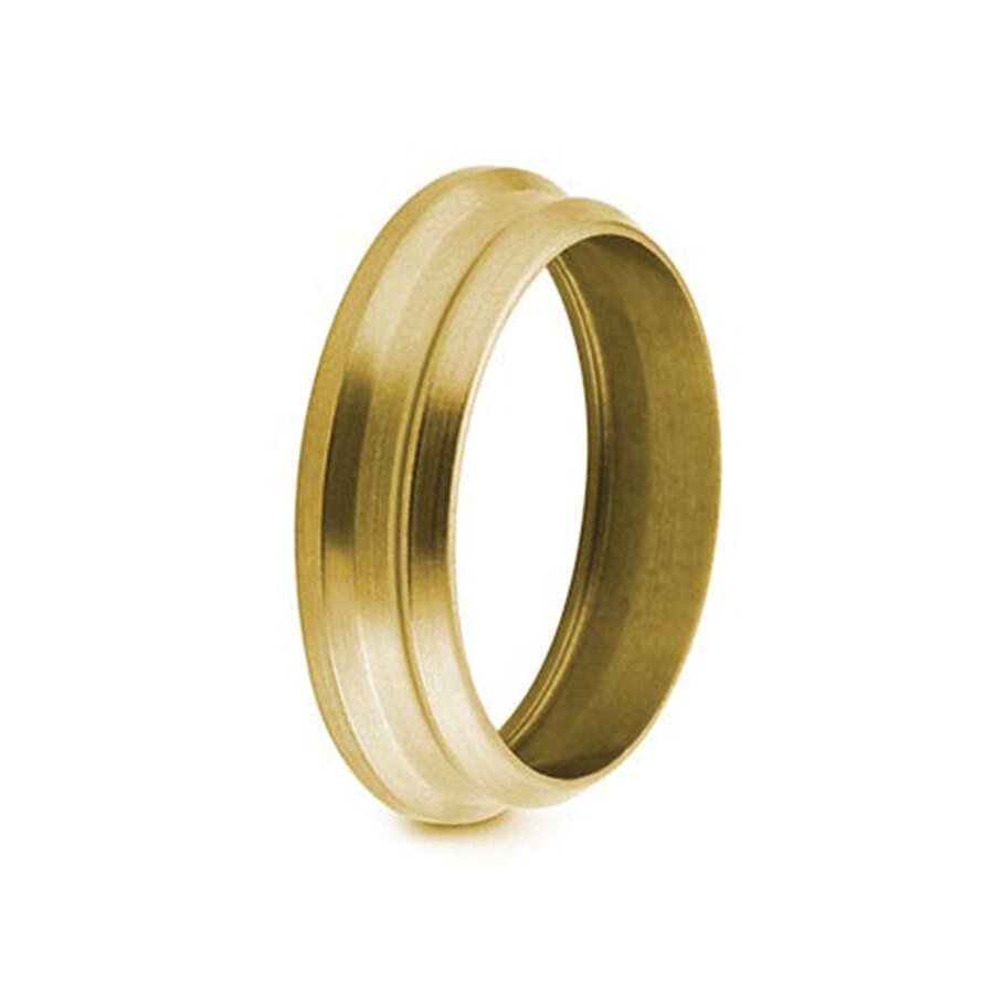 Swagelok Brass Ferrule Set (1 Front Ferrule/1 Back Ferrule) for 1/8 in. Tube Fitting, Order in multiples of 10