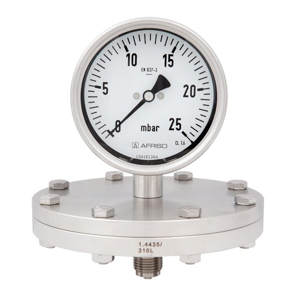 AFRISO Diaphragm pressure gauges for chemical applications PF100Ch | 85901402