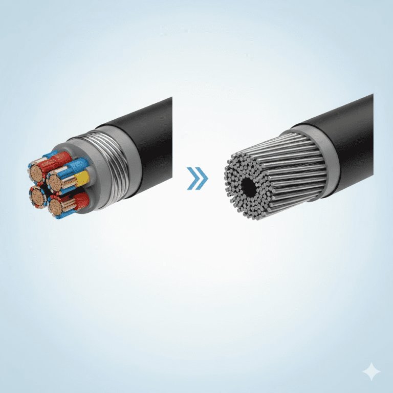 Cables & Connectors Fire Resistant Profibus Armoured cable 1&2 pairs 0.35mm2 SHF2