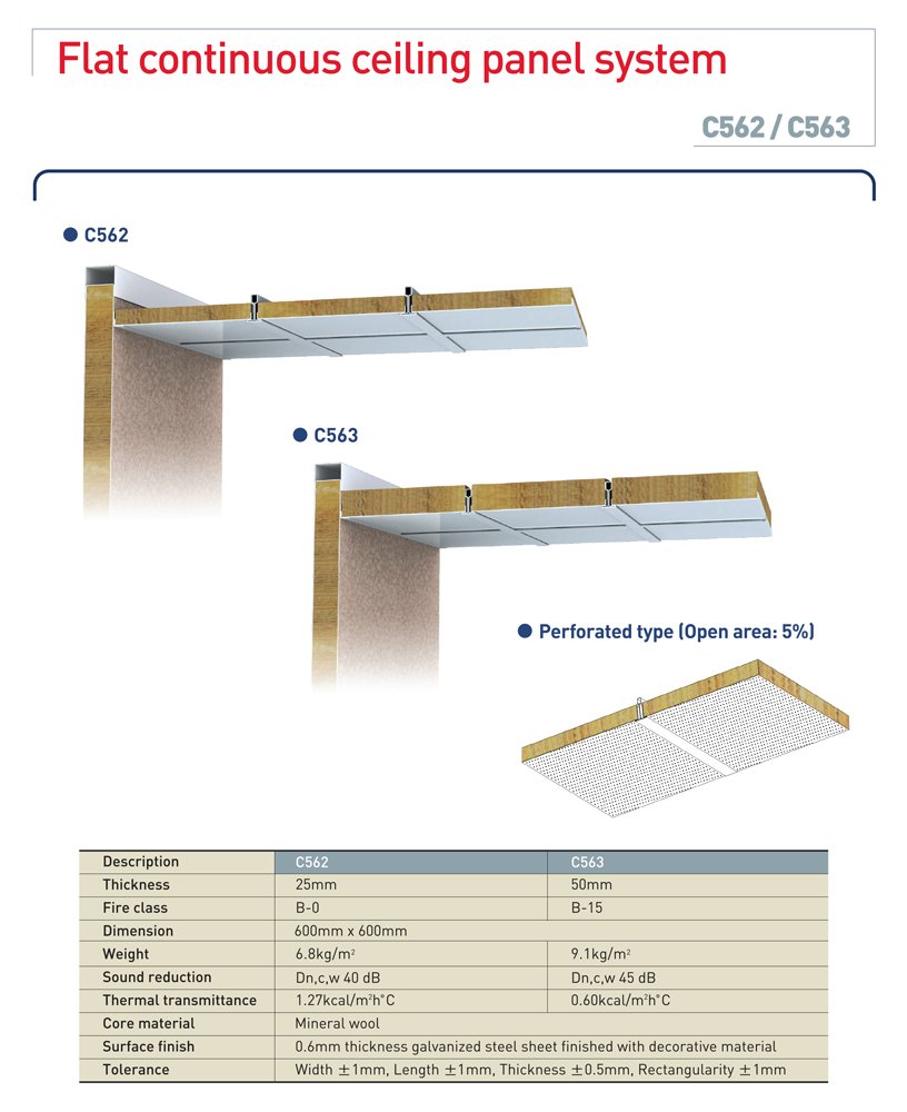 BIP Industries Co., Ltd. Goseong C563: B-15 Class Continuous Ceiling