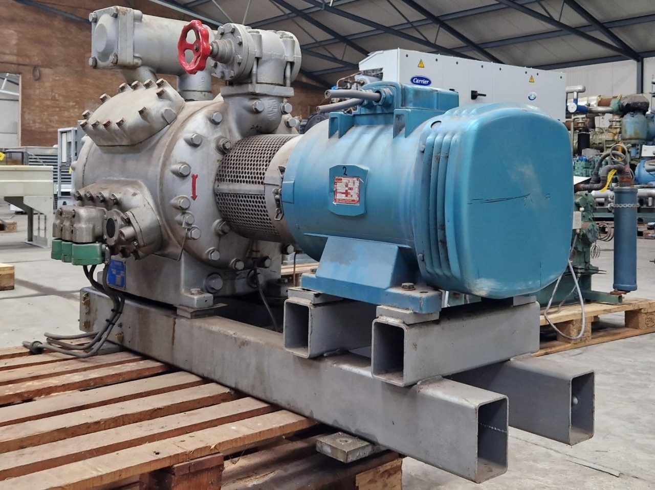Sabroe TCMO Reciprocating Compressor Unit