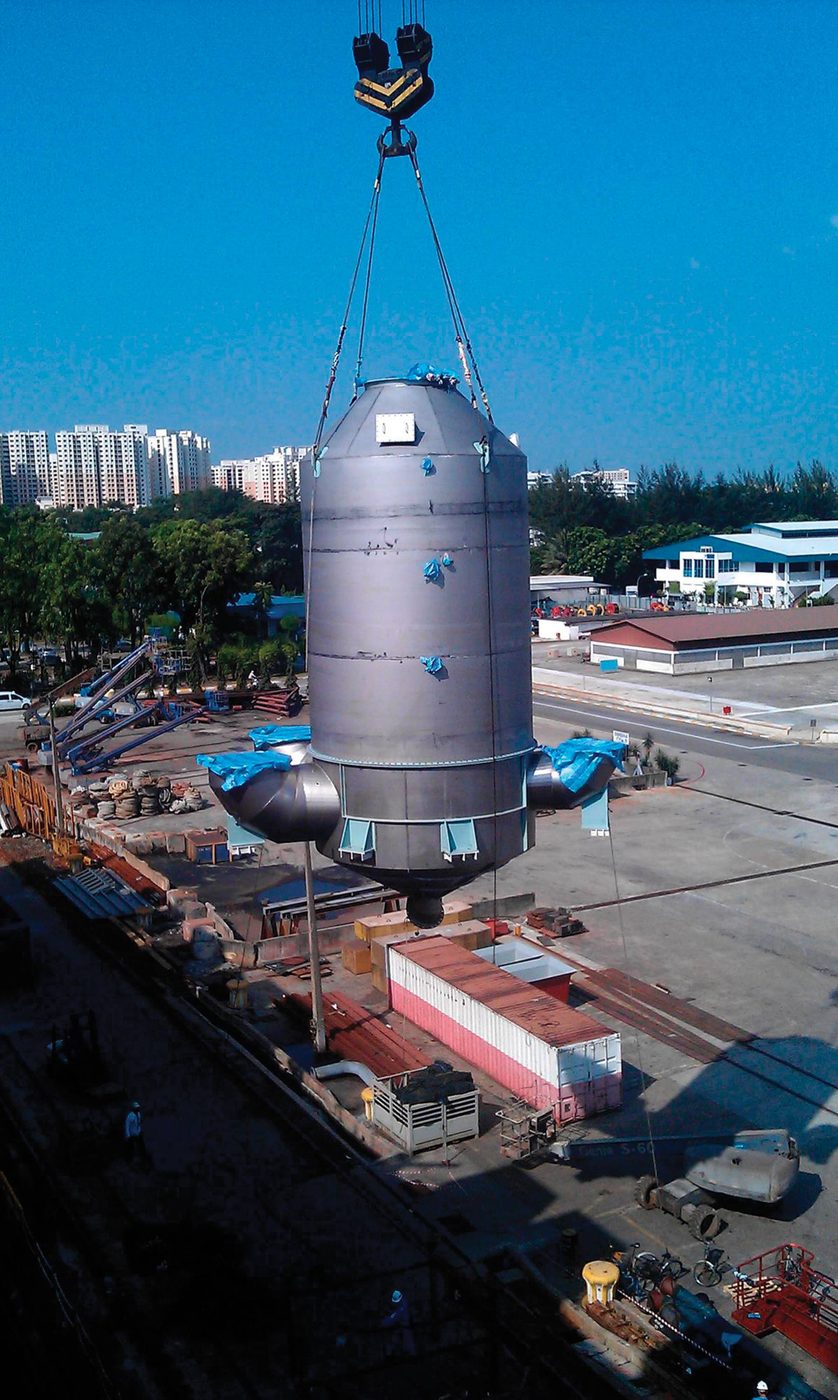 Feen Marine Sox Box Single Stream U Type - Open Loop System installed on board MARTHA A (IMO 9299484)