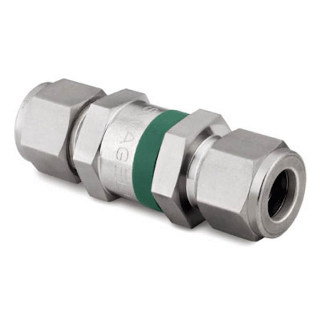 Swagelok Stainless Steel Excess Flow Valve, 1/2 in. Swagelok Tube Fitting