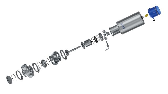 Alfa Laval/Butterworth Portable Gun 5m3h 6bar