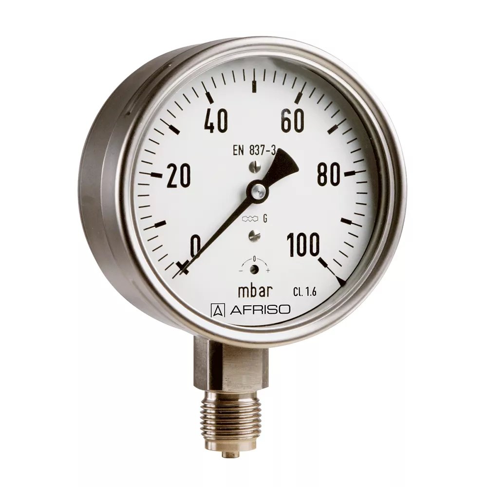 AFRISO Bourdon tube pressure gauge RF80KTGly | 85183711