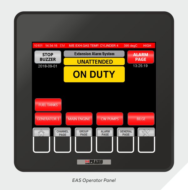 Praxis Automation Technology MEGA-GUARD – VMS/AMS/PMS/EAS/BMS/PCS/AHS - OWS/PCU/UPS/BNWAS