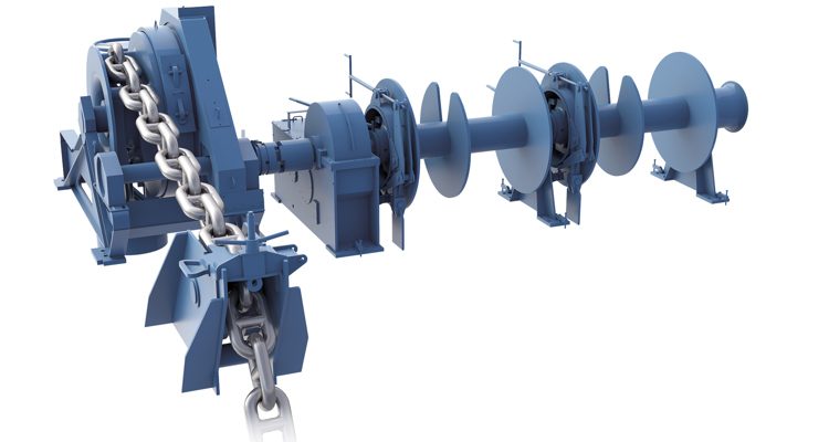 Kongsberg Maritime Modular Anchor And Mooring Winches Merchant
