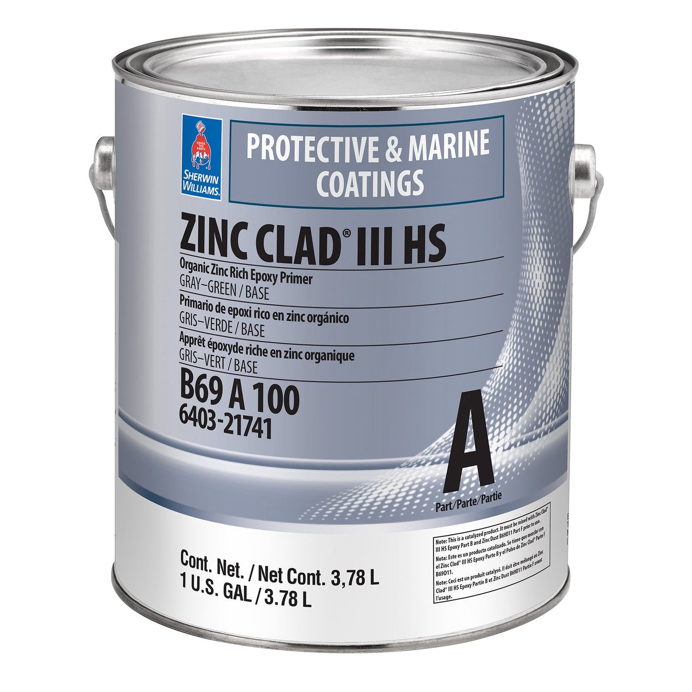 Sherwin-Williams Marine Zinc Clad 85% ZP