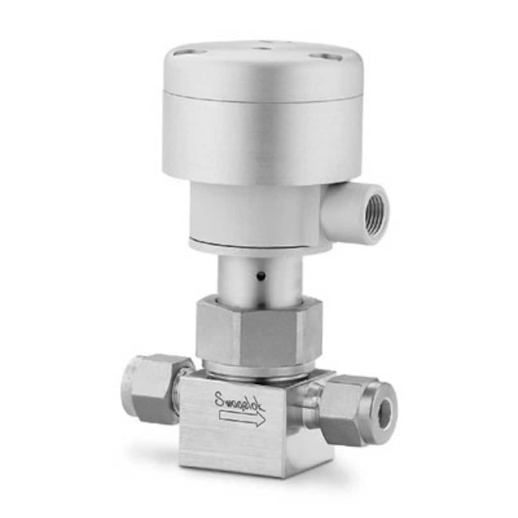 Swagelok Bellows-Sealed Valves — General-Service Bellows Valves, B and H Series — Straight Pattern, with Actuator