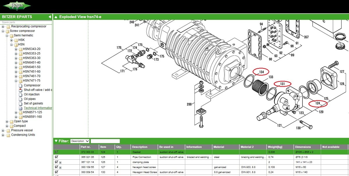 Bitzer Marine M16 with ②