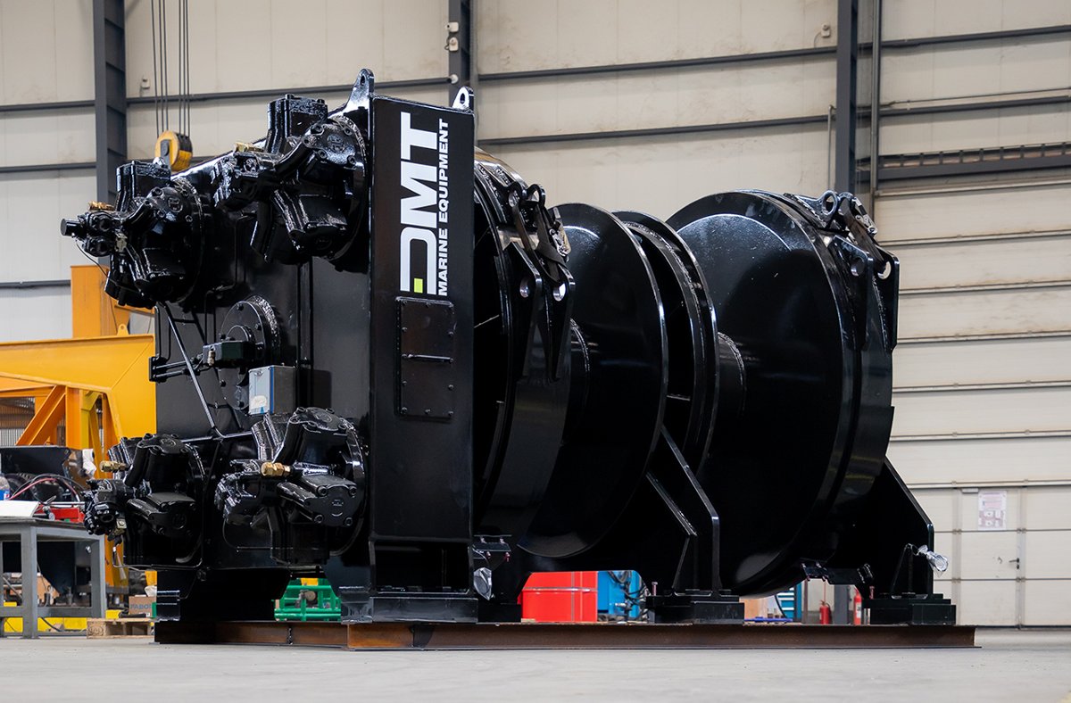 DMT Marine Equipment Render & Recovery Winch RRW-H800kN