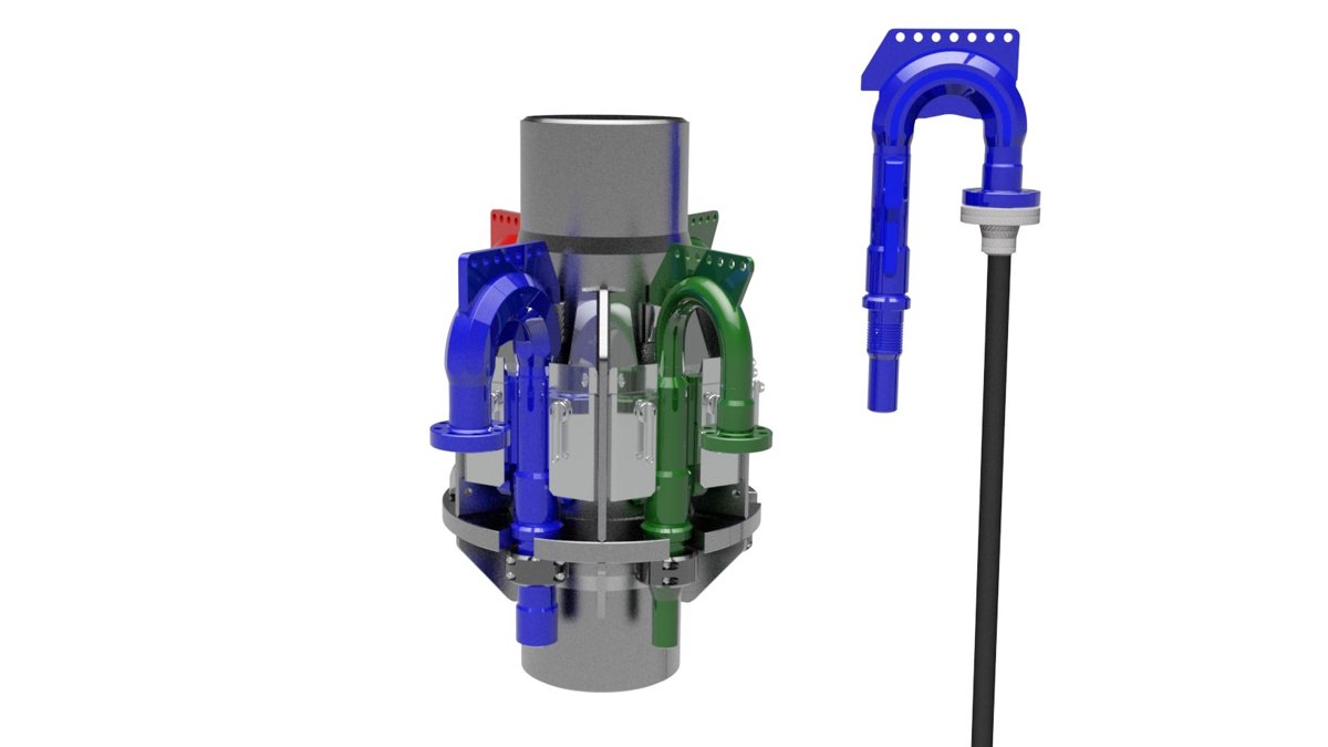 Sub Sea Services 8" NPS Gooseneck F/HCM & HOM