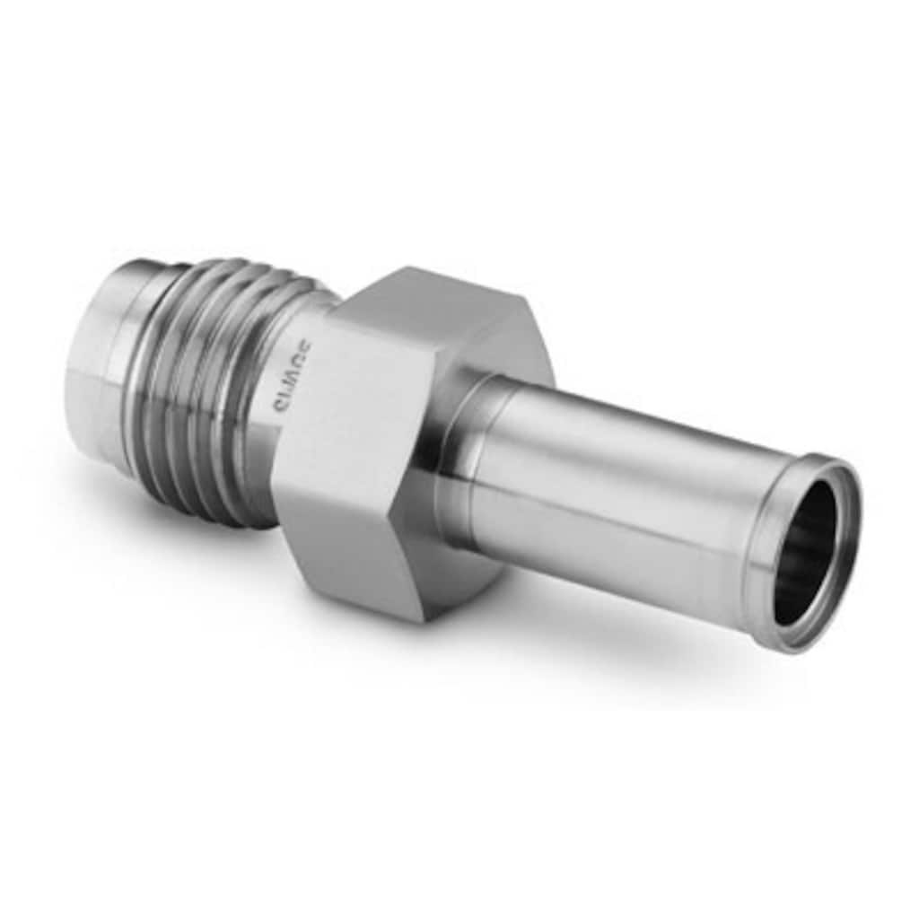 Swagelok Raccord VCR haut débit en acier inoxydable 316L, corps à souder bout à bout en automatique, diam. ext. tube 3/8 po x HVCR 1/4 po