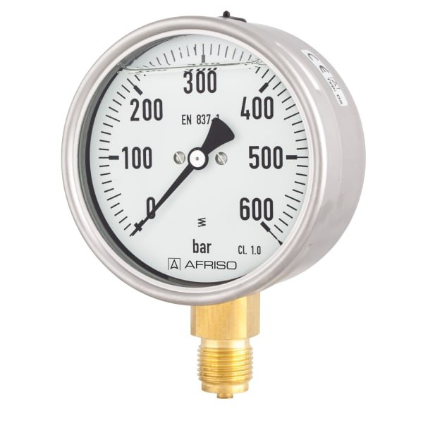 AFRISO Glycerine filled Bourdon tube pressure gauges RF100Gly | 85207831