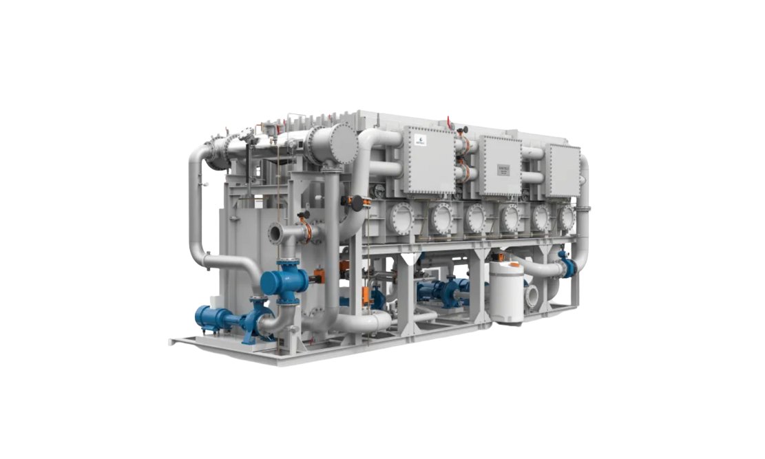 Wärtsilä Multi Stage Flash evaporator (MSF) - onboard desalination of seawater
