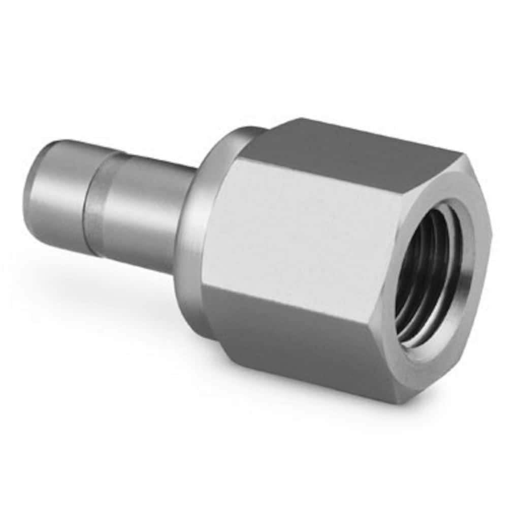 Swagelok Stainless Steel Swagelok Tube Fitting, Female Tube Adapter, 1 in. Tube OD x 1 in. Female NPT