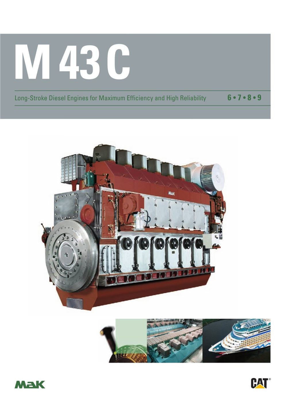 Caterpillar MaK 8M M43C