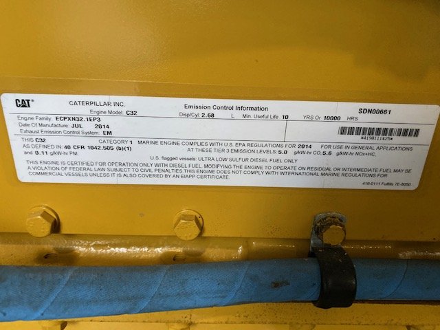 Caterpillar C32 (EPA ECPXN32.1EP3)