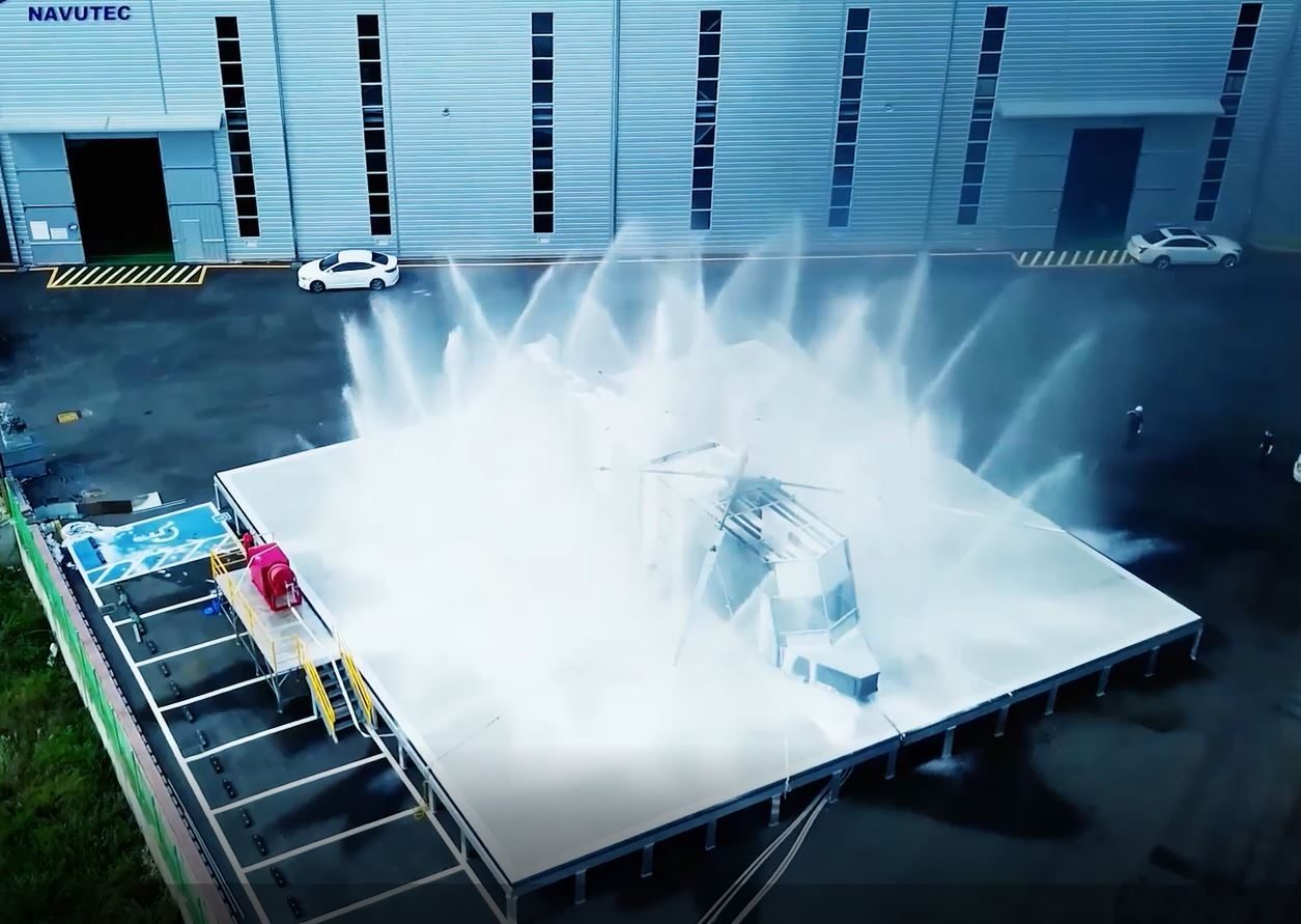 Navutec Deck Integrated Fire Fighting (DIFF) – Nozzle /POP-UP 20