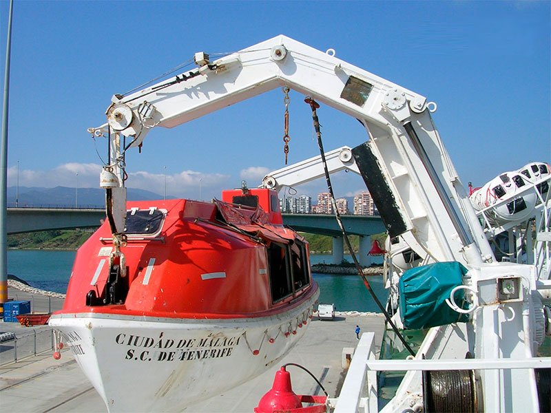 SERVO SHIP, S.L. Life Raft Crane PRXMYZ B