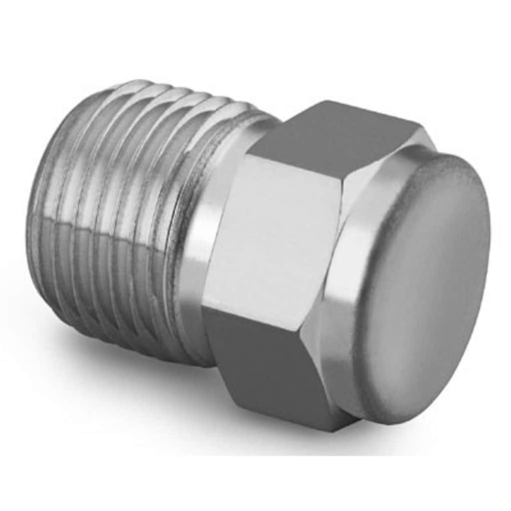Swagelok Stainless Steel Pipe Fitting, Pipe Plug, 1/2 in. Male NPT