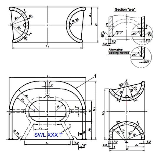 Pilotfits Engineering ISO13729 Type A Closed Mooring Chock