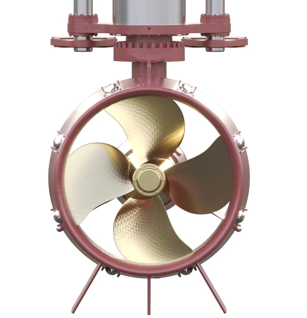 Kongsberg/Rolls-Royce FU-3000 bow