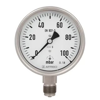 AFRISO Capsule pressure gauges for chemical applications KP160Ch | 35161412