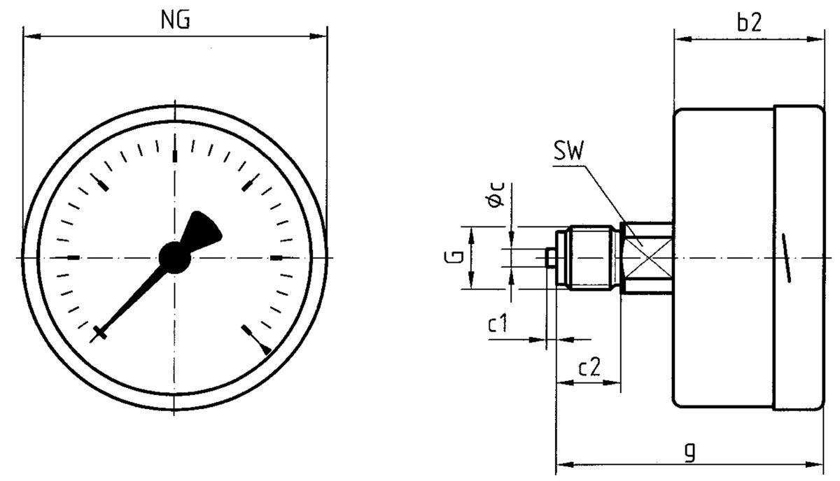 AFRISO KP63Ch D412