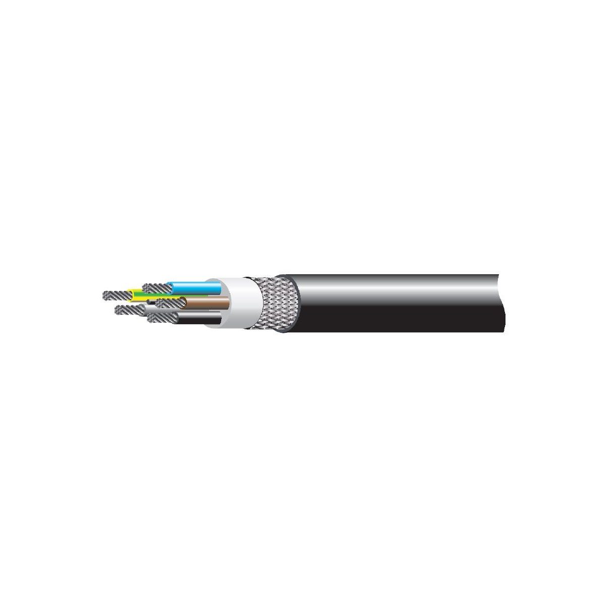 Draka/Prysmian FRHF-D 4Cx10mm2 0.6/1kV
