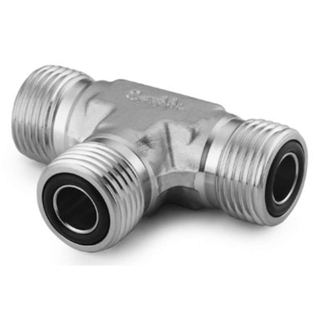 Swagelok Stainless Steel VCO O-Ring Face Seal Fitting, Tee, 1/2 in. VCO Fitting