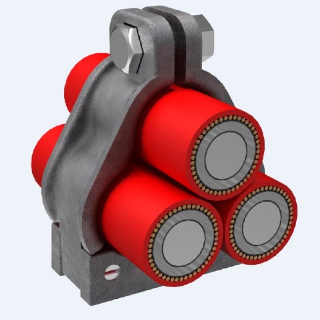 Zhejiang Fengfan Cable Fittings Trefoil Cable Cleats Series FF-Txx and Single Cable Cleats Series FF-Sxx