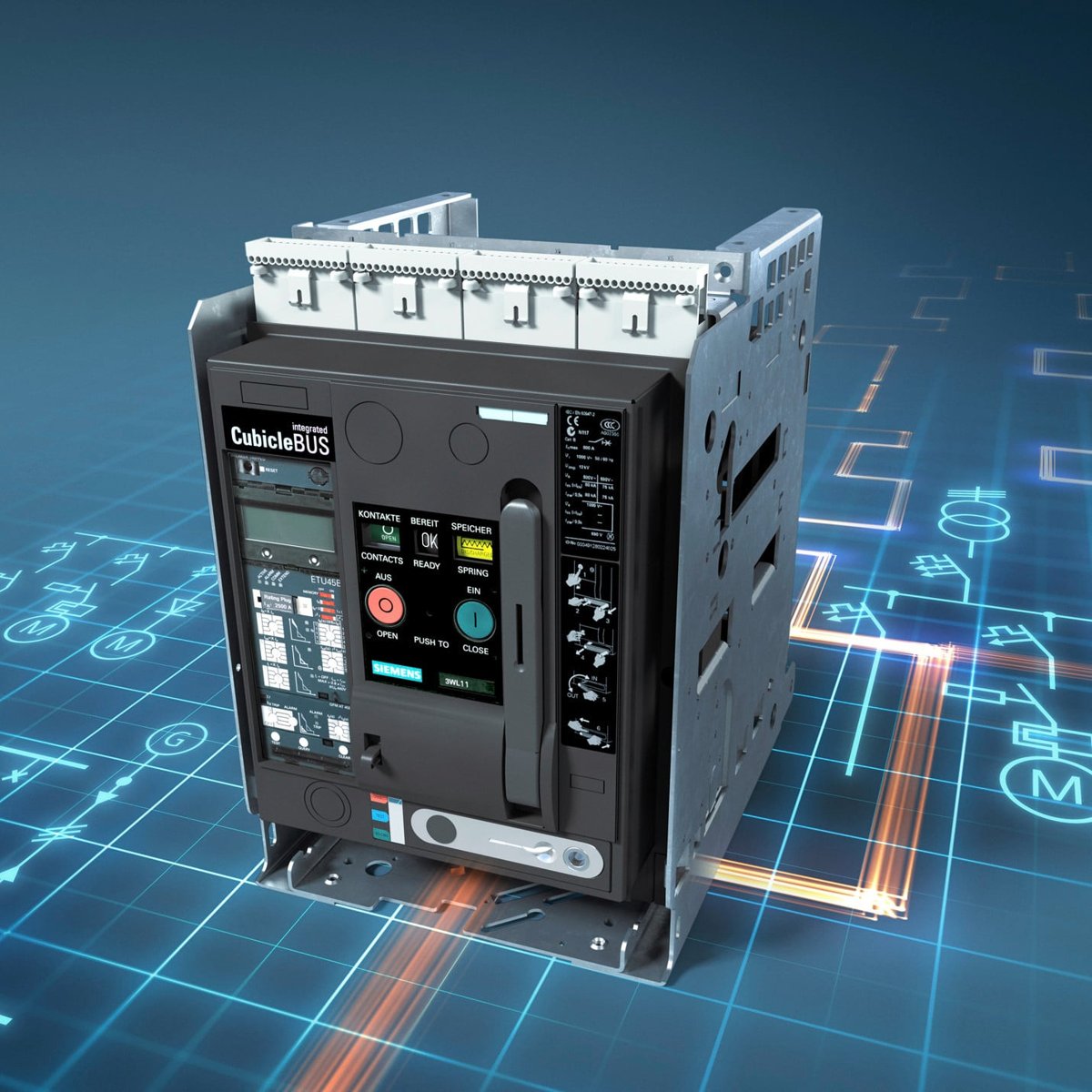 Siemens Marine SENTRON 3WL 4000A 400V