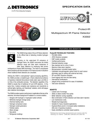 Det-Tronics X3302 MultiSpectrum Flame