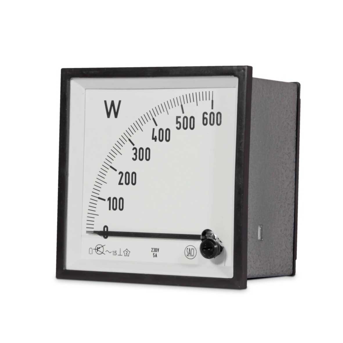 SACI, S.A. - de Construcciones Industriales WC3VII "Serie Naval"and WC3VIIr "Serie Naval" (Ferrodynamic Measuring Instrument active or reactive power)