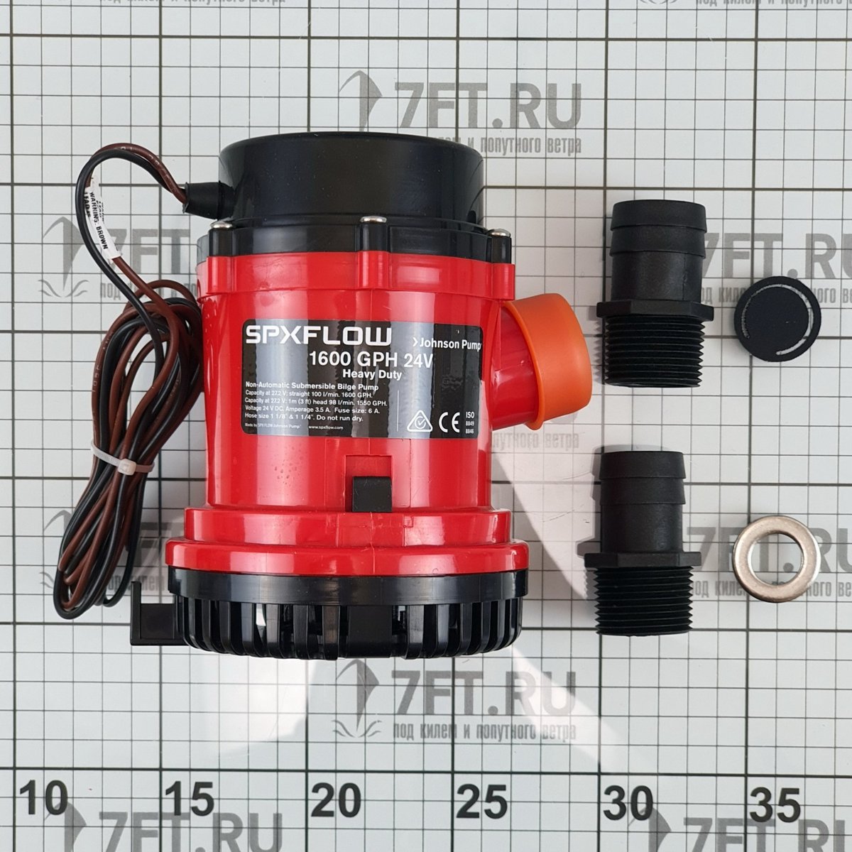 Johnson Pump Heavy Duty Submersible Bilge Pump 1600 GPH