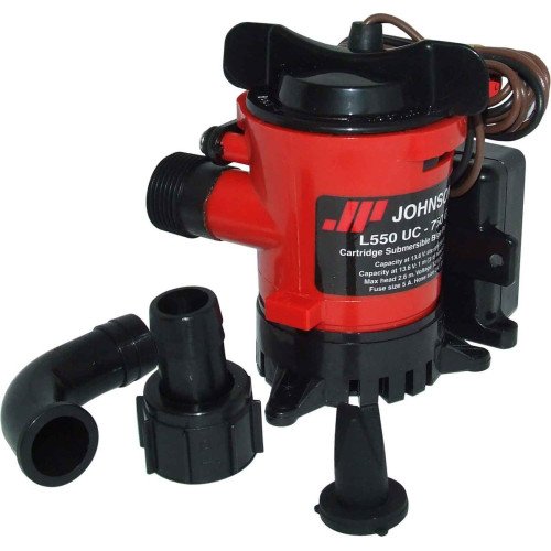 Johnson Pump Cartridge Submersible Bilge Pump 1000 GPH 12V