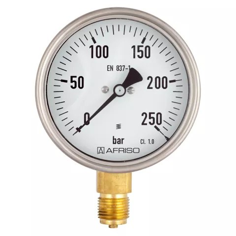AFRISO Bourdon tube pressure gauge RF80KTGly | 85183701