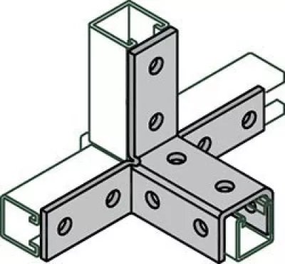 Anvil-Strut AS 669 Twelve Hole Three Angle Clevis Connector