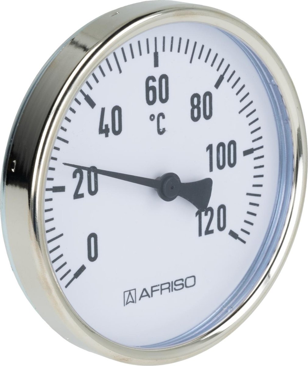 AFRISO bimetal stainless steel thermometer BiTh 100 E | 66310302