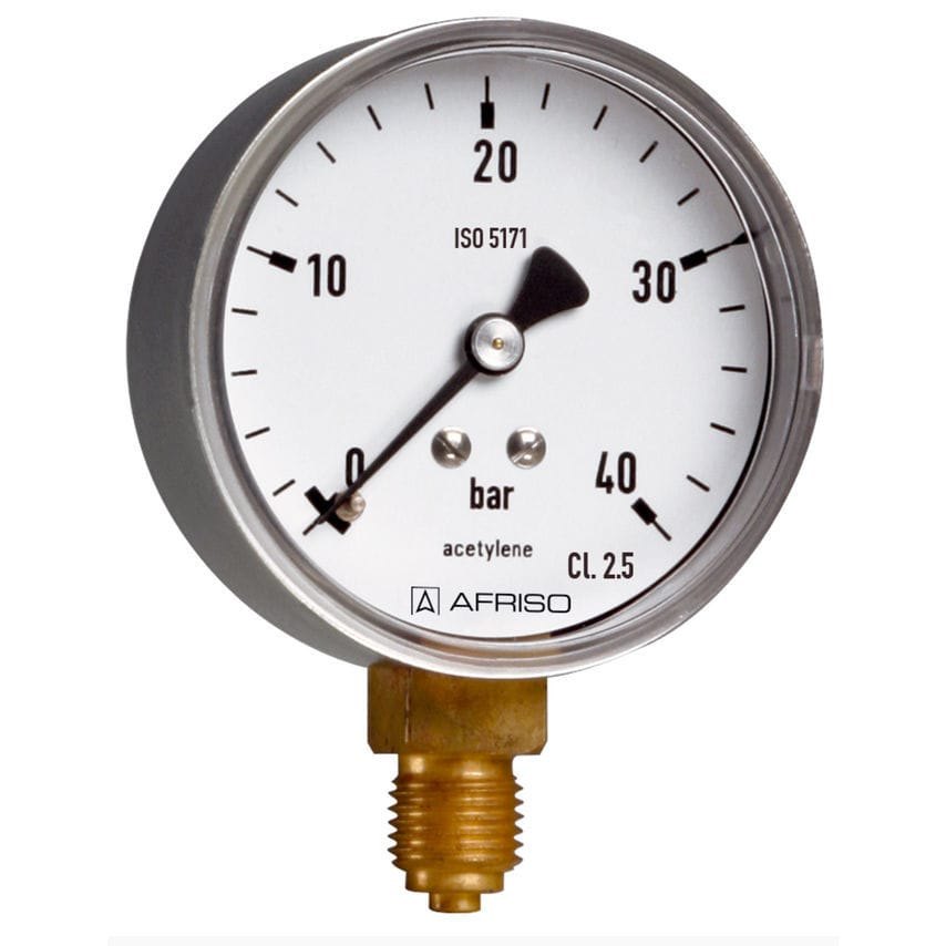 AFRISO Bourdon tube pressure gauge RF63ST | 88305301