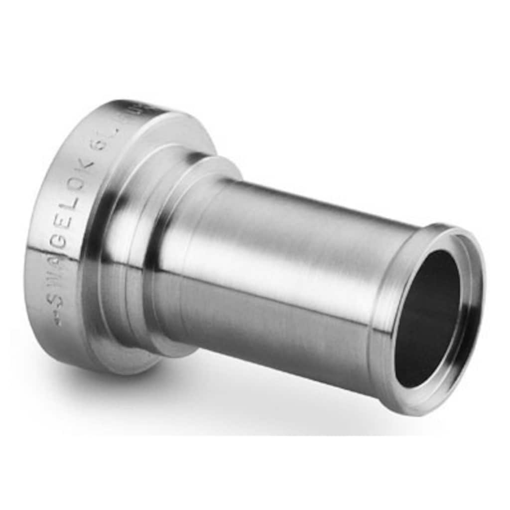 Swagelok Raccord à étanchéité de surface avec joint torique VCO en acier inoxydable 316L, embout pour tube à souder en automatique, raccord VCO 1/4 po x diam. ext. tube